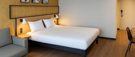 Premium-rum - 1 dubbelsäng med bäddsoffa | Sängtillbehör av högsta kvalitet och bäddmadrasser