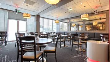 Breakfast, lunch and dinner served