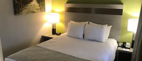 Pillowtop-Betten, Zimmersafe, Verdunkelungsvorhänge