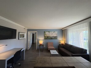 Pillowtop beds, in-room safe, blackout drapes, iron/ironing board