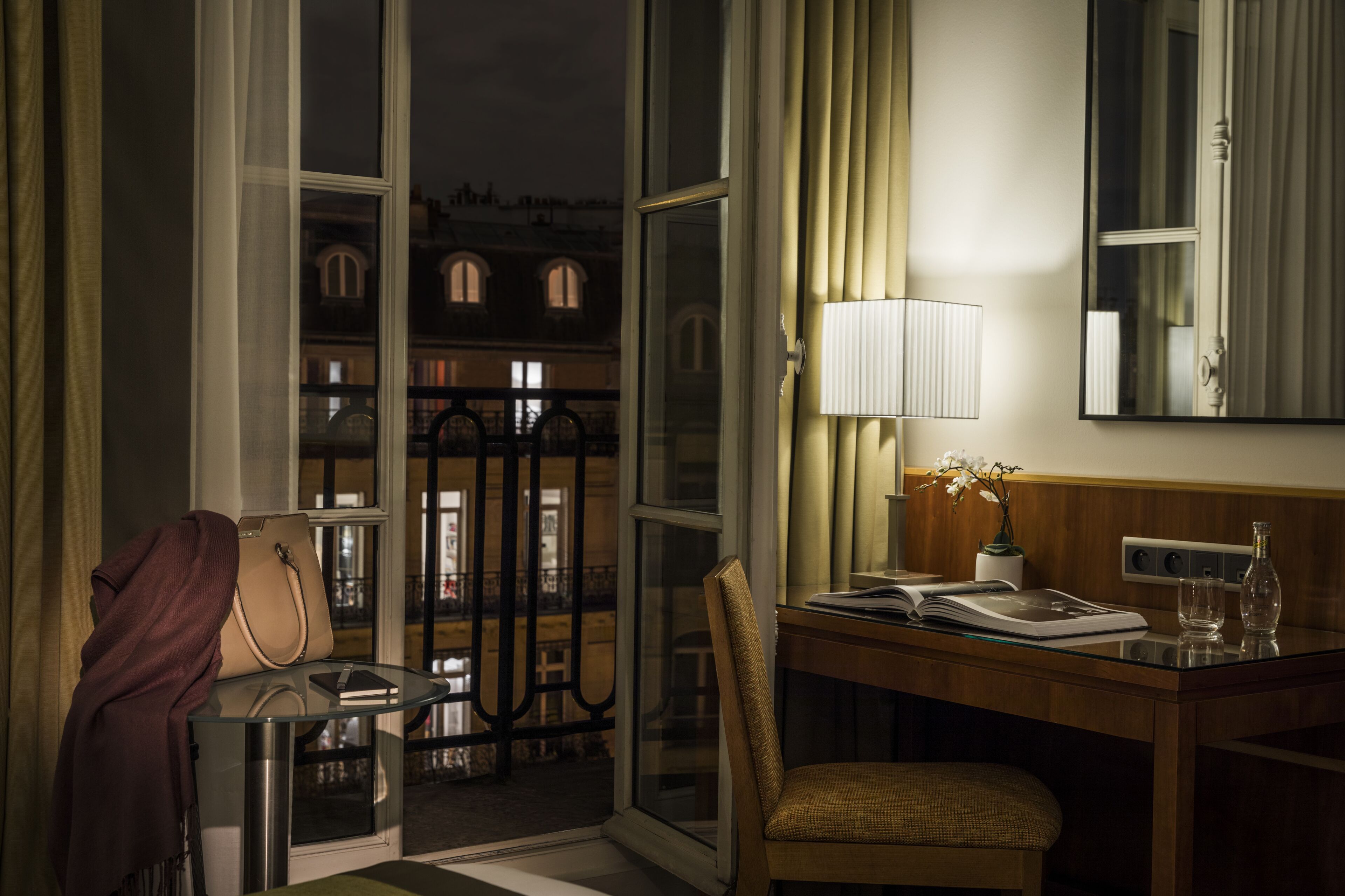 cozy balcony | premium bedding, minibar, in-room safe, soundproofing