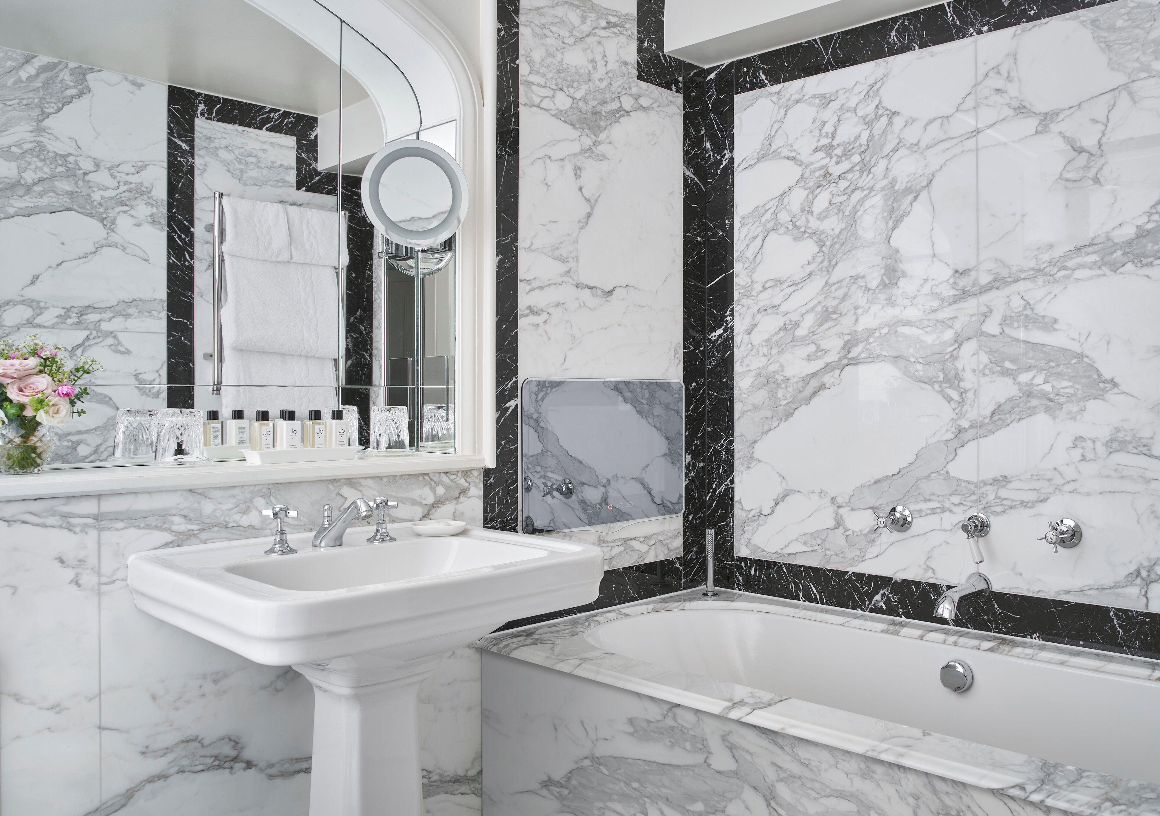 suite (belgravia) | bathroom | designer toiletries, hair dryer, bathrobes, slippers