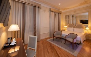 Premium bedding, down duvets, memory-foam beds, minibar
