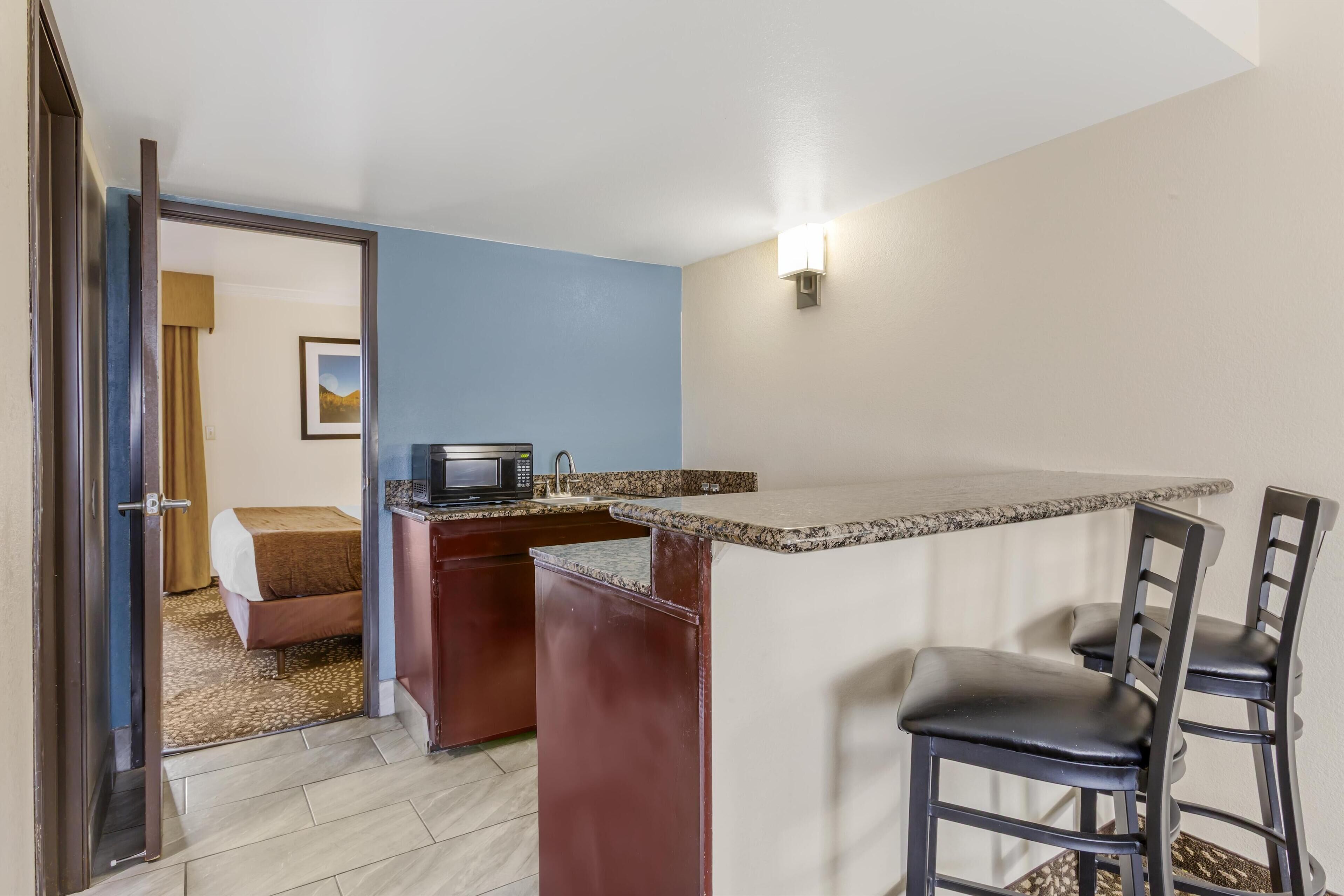 Suite, 1 King Bed, Non Smoking, Balcony (2nd Floor;with Sofabed) | Pillowtop beds, in-room safe, desk, laptop workspace