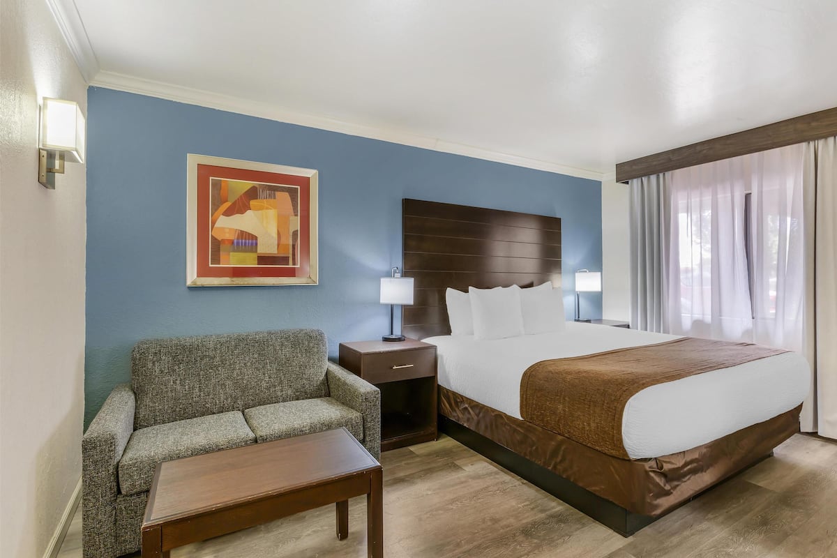 Standard Room, 1 King Bed, Non Smoking, Refrigerator & Microwave