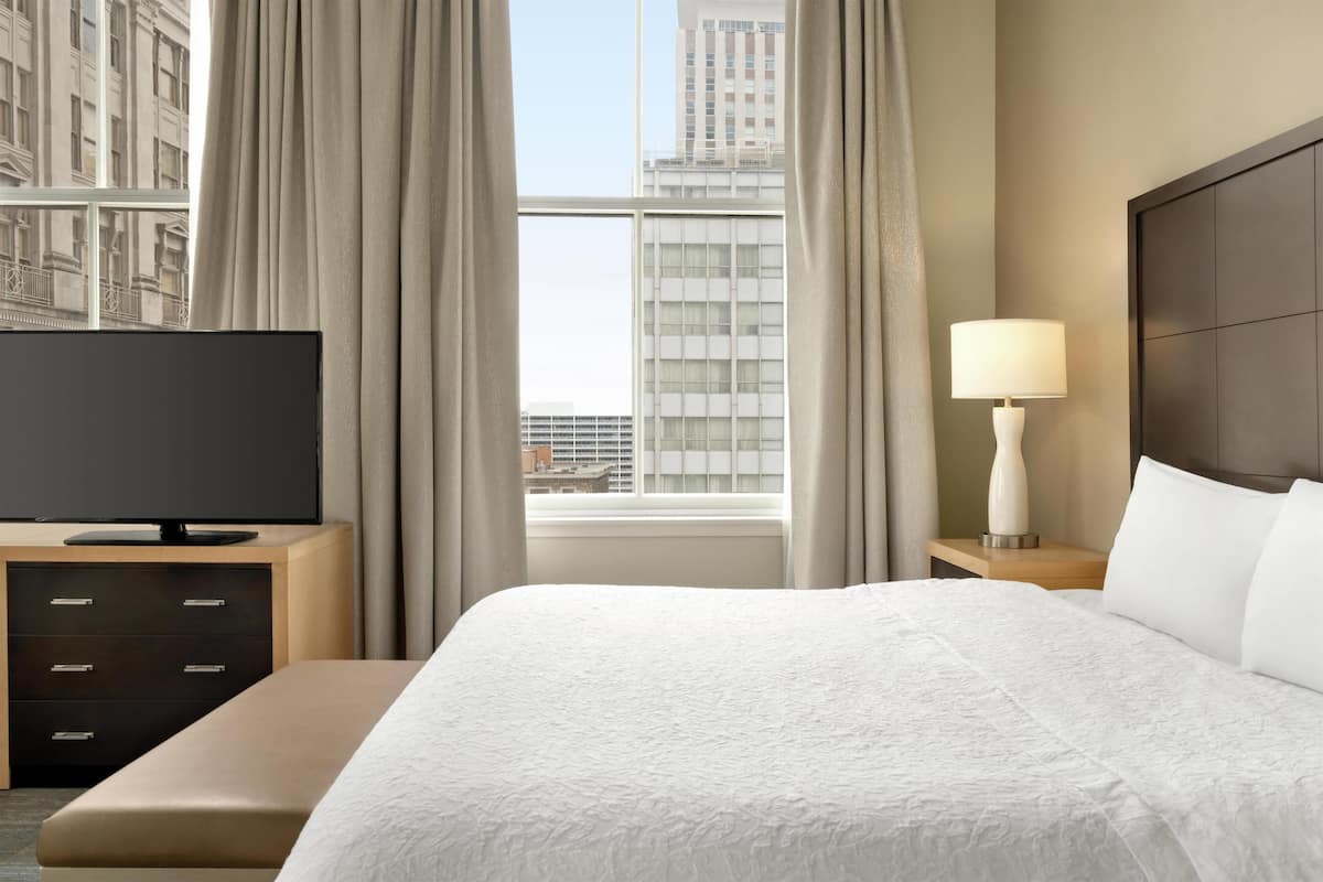 In-room safe, desk, laptop workspace, iron/ironing board