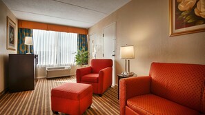 Premium bedding, pillow-top beds, in-room safe, desk