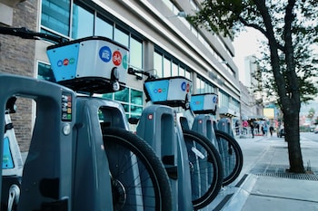 Bicycling at Downtown Grand Las Vegas