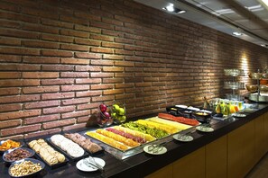 Daily buffet breakfast (EUR 21 per person)