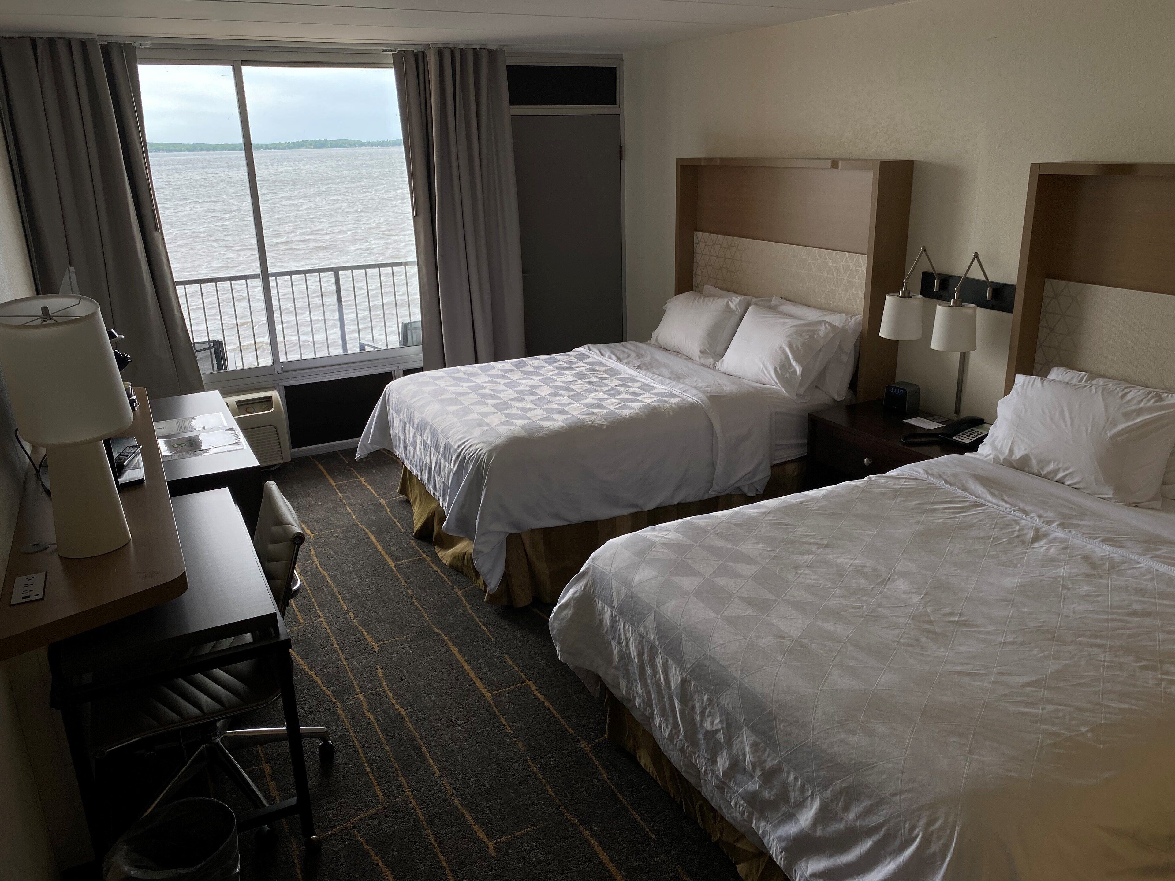 Standard Room, 2 Queen Beds, Balcony | In-room safe, desk, blackout drapes, iron/ironing board