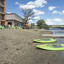 Private beach, kayaking, rowing