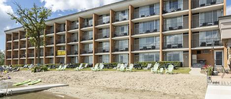 Private beach, kayaking, rowing