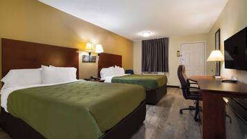 Iron/ironing board, free WiFi, bed sheets, alarm clocks