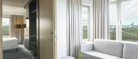 Minibar, in-room safe, desk, blackout curtains