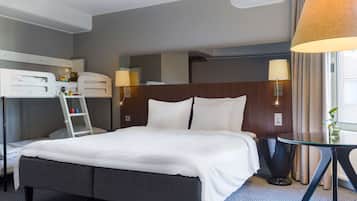 Minibar, in-room safe, desk, blackout curtains