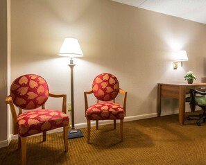 Premium bedding, desk, blackout drapes, iron/ironing board - Econo Lodge Inn & Suites Columbus near Fort Benning (Columbus)
