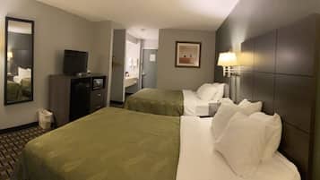 Desk, iron/ironing board, rollaway beds, free WiFi