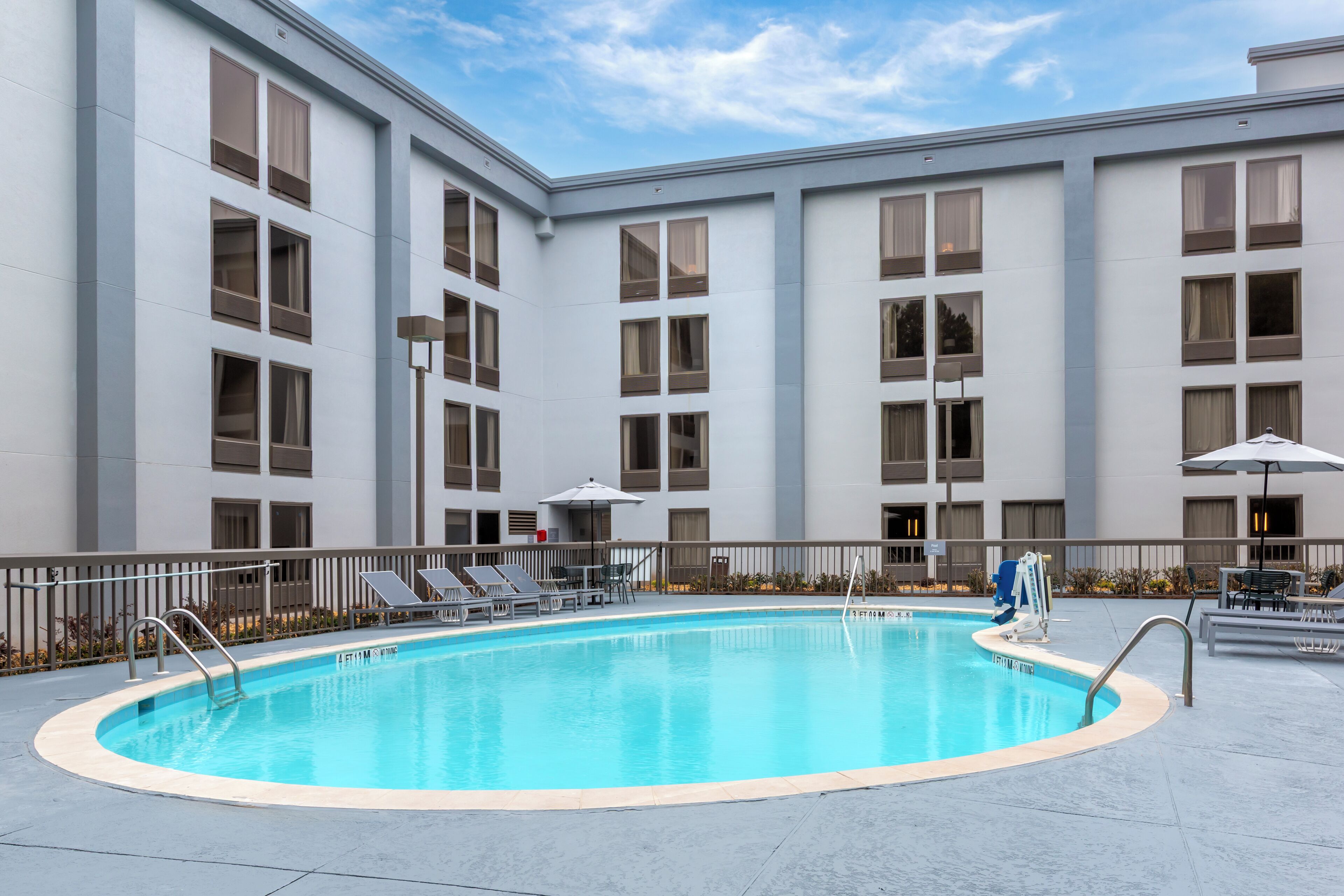 Seasonal outdoor pool