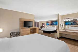 Studio Suite, 2 Queen Beds, Non Smoking | Desk, blackout drapes, iron/ironing board, free cribs/infant beds