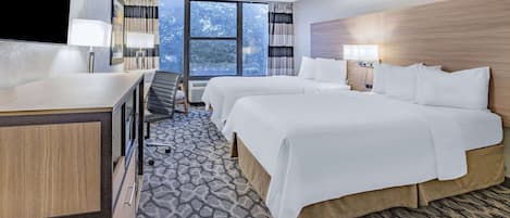 Zimmer, 2 Doppelbetten, Nichtraucher (Interior Corridor)