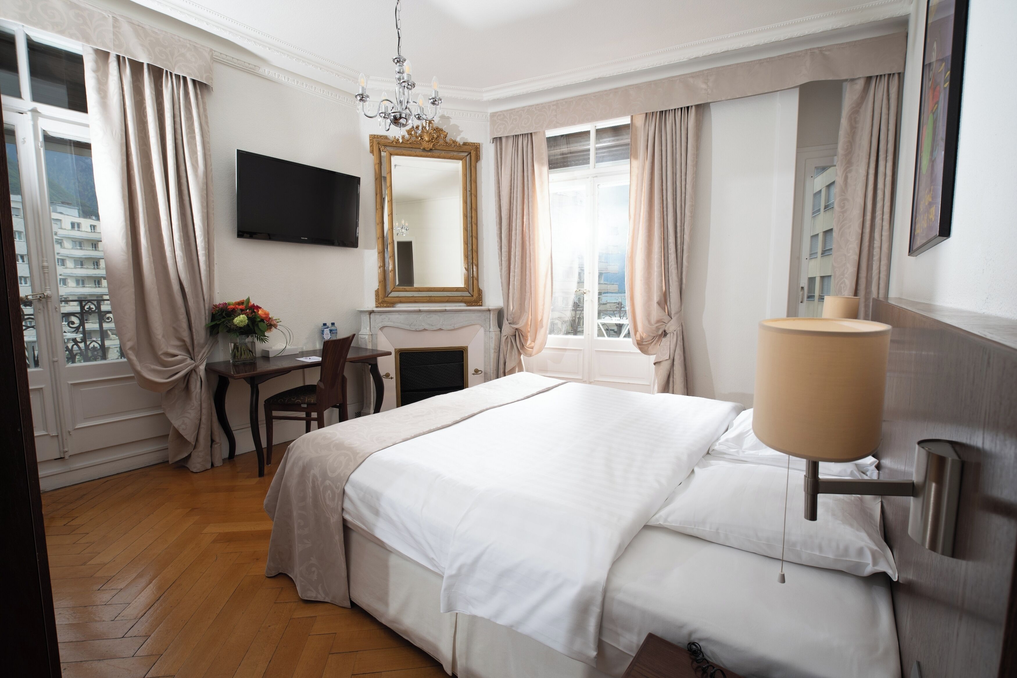 Chambre Double Économique, balcon, vue lac