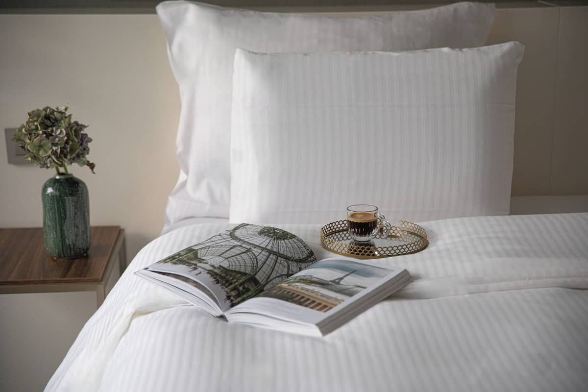 Premium bedding, in-room safe, desk, soundproofing