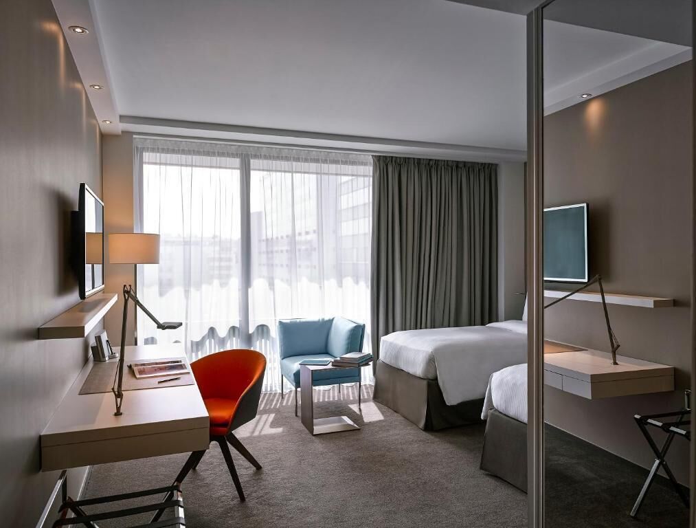 Classic Room, 2 Twin Beds, Balcony, Garden View | Premium bedding, in-room safe, desk, soundproofing