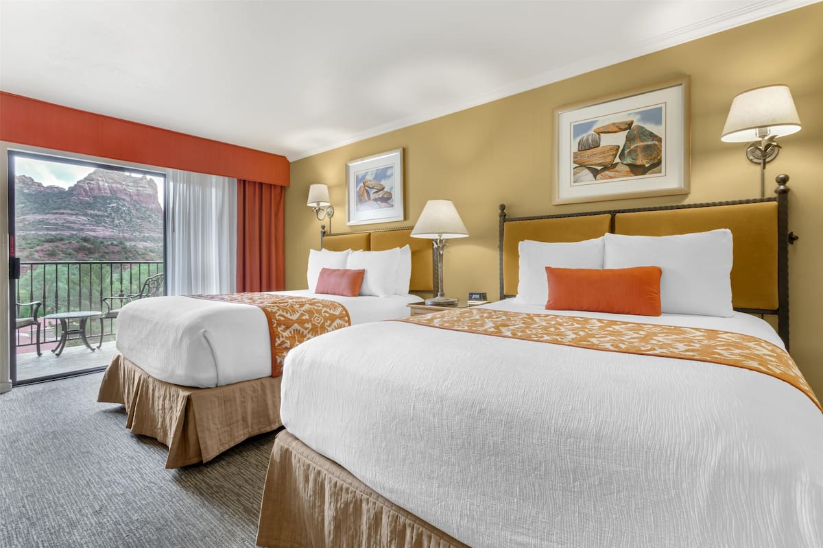 Pillowtop beds, in-room safe, desk, laptop workspace