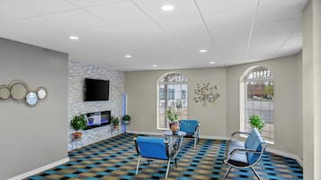 Sala de estar en el lobby