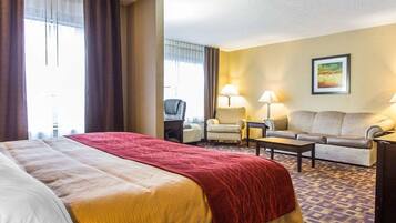 Premium bedding, down duvets, pillow-top beds, desk