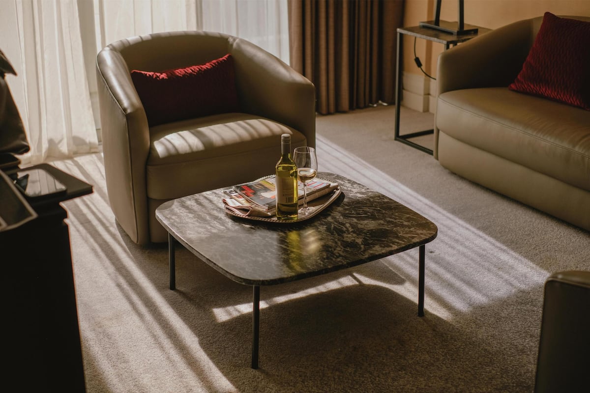 55-inch LED TV with cable channels, TV, pay movies