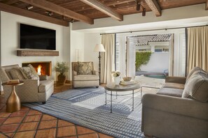 Suite, Multiple Beds | Living area | 42-inch LCD TV with cable channels, TV - La Quinta Resort & Club, Curio Collection by Hilton (La Quinta)