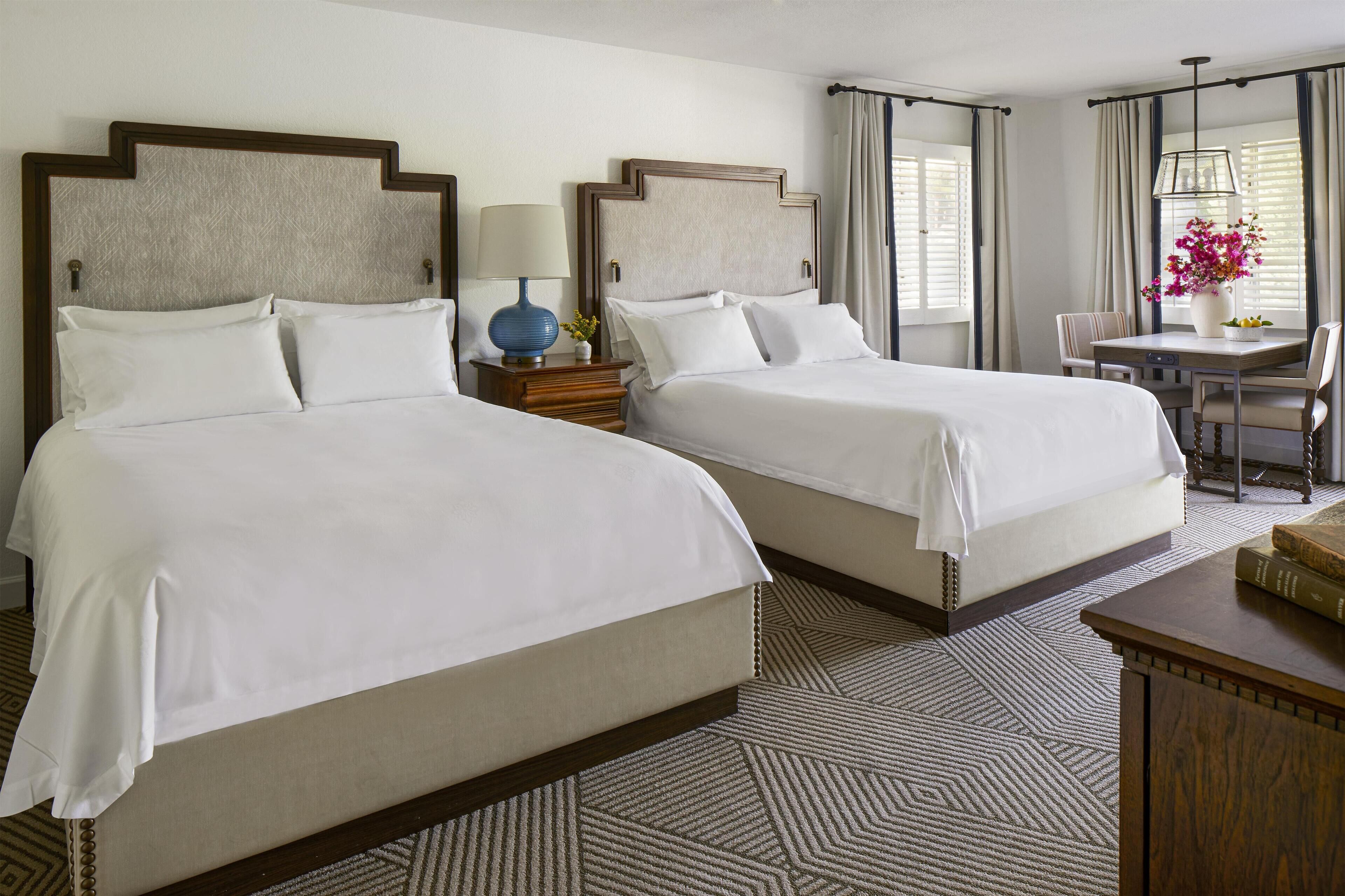 Room, 2 Queen Beds, Mountain View | Premium bedding, minibar, in-room safe, iron/ironing board