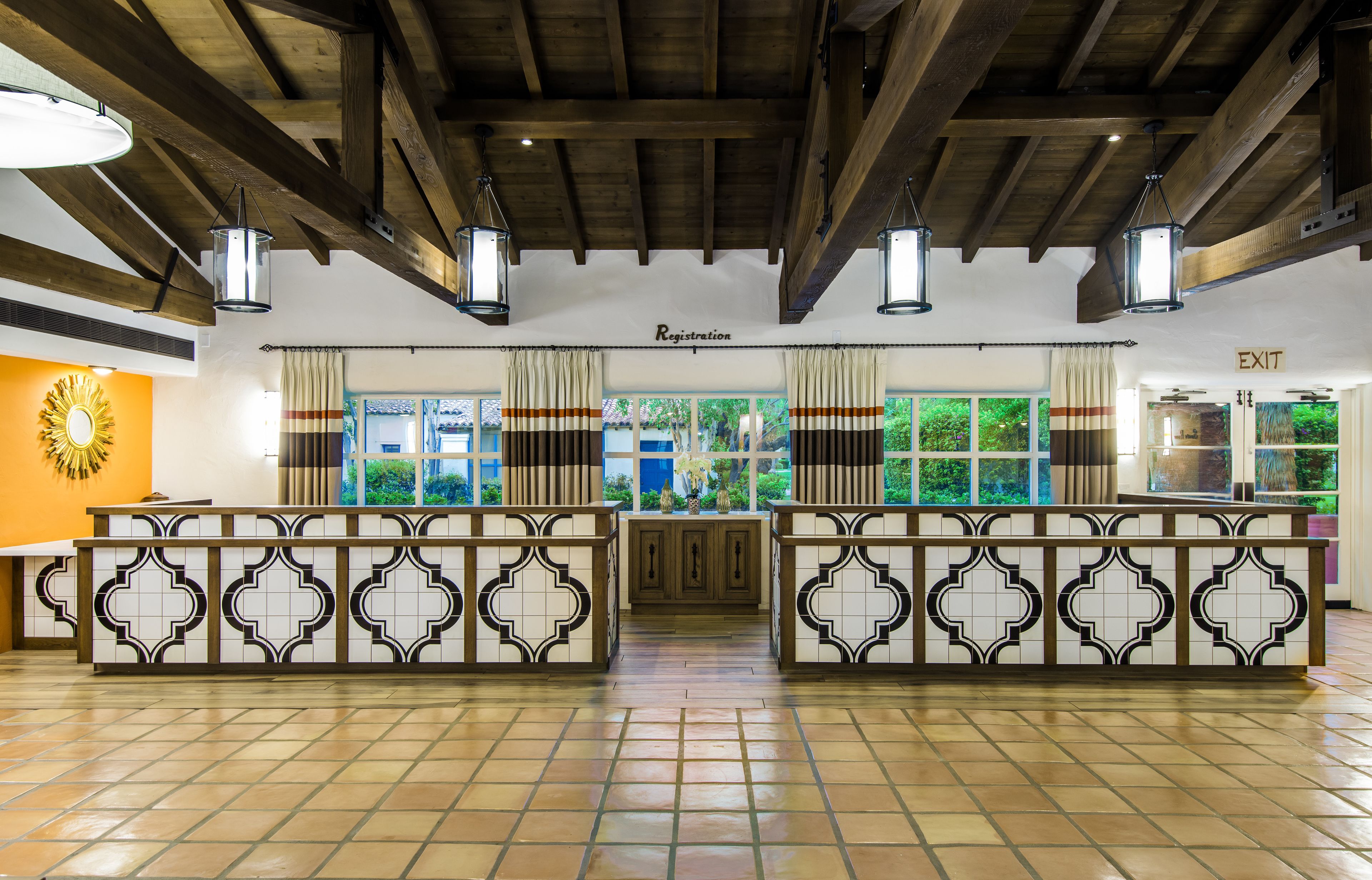 check-in/check-out kiosk