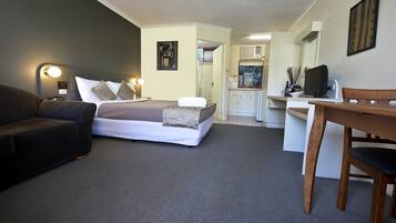 Minibar, desk, iron/ironing board, cots/infant beds