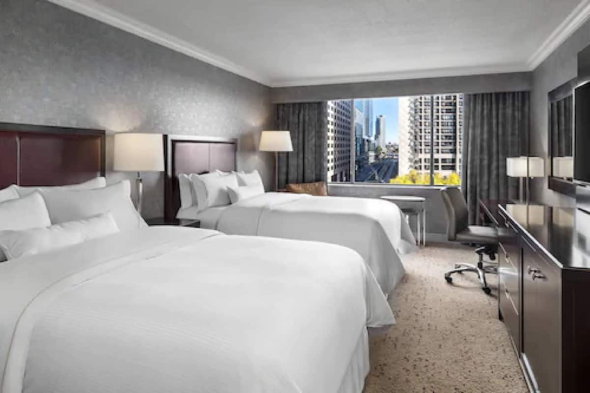 Pillow-top beds, in-room safe, desk, laptop workspace