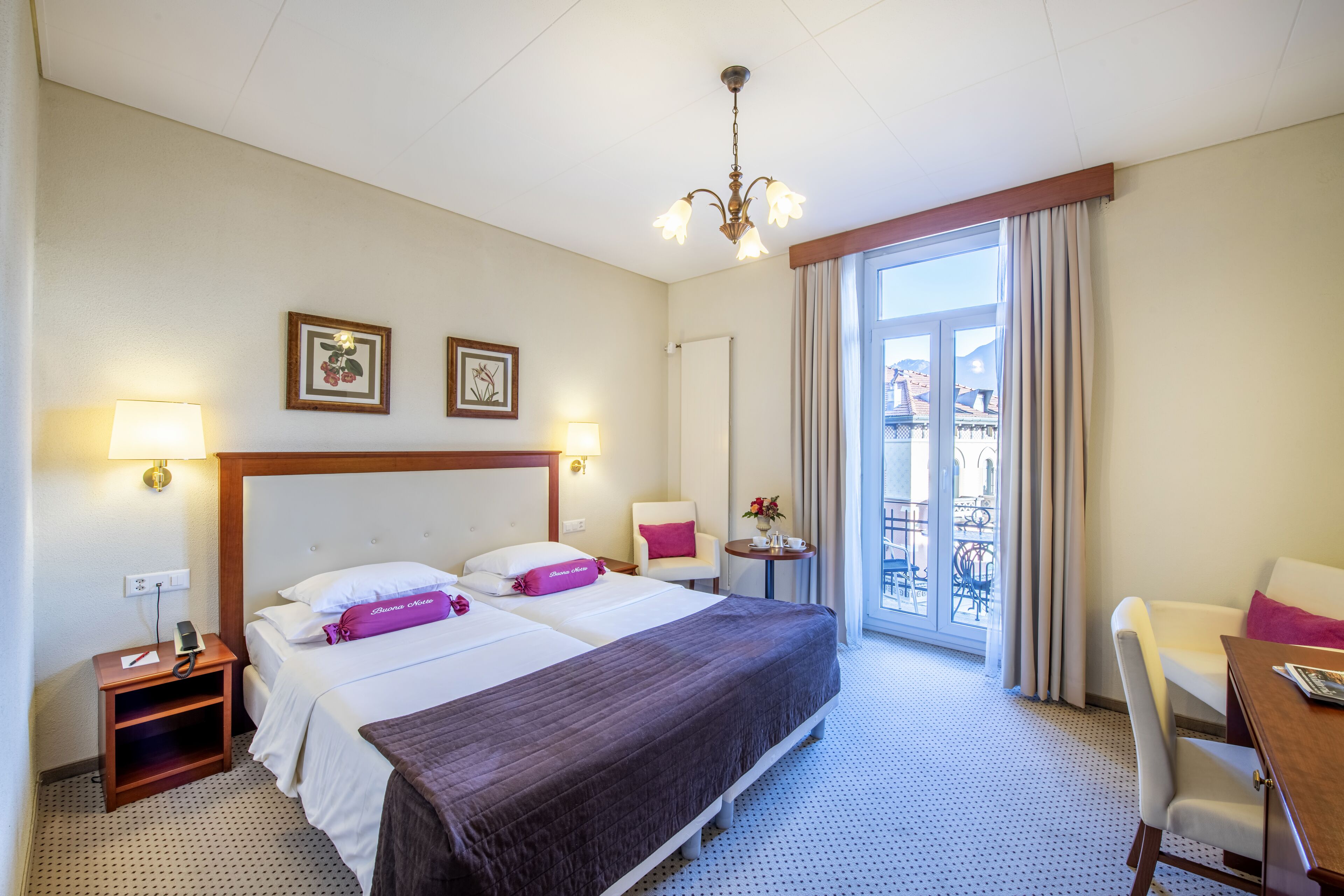 comfort double room | hypo-allergenic bedding, in-room safe, desk, blackout curtains