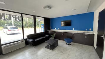 Sala de estar en el lobby