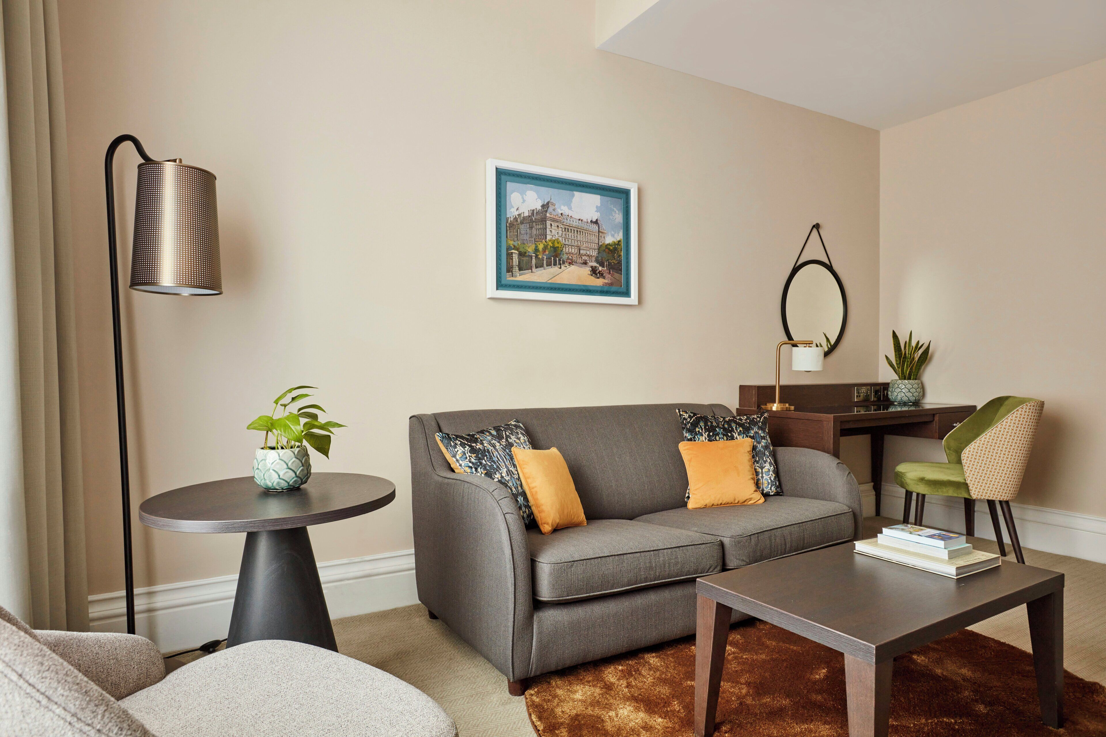 Premium bedding, pillow-top beds, free minibar, in-room safe