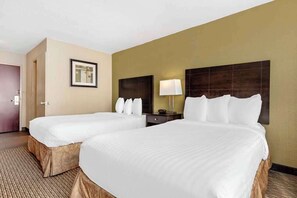 Premium bedding, pillowtop beds, individually furnished, desk