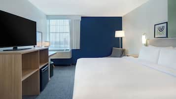 Premium bedding, pillowtop beds, individually furnished, desk