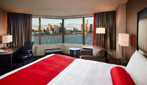 Premium bedding, down comforters, pillowtop beds, in-room safe