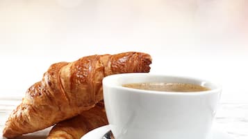 Daily buffet breakfast for a fee