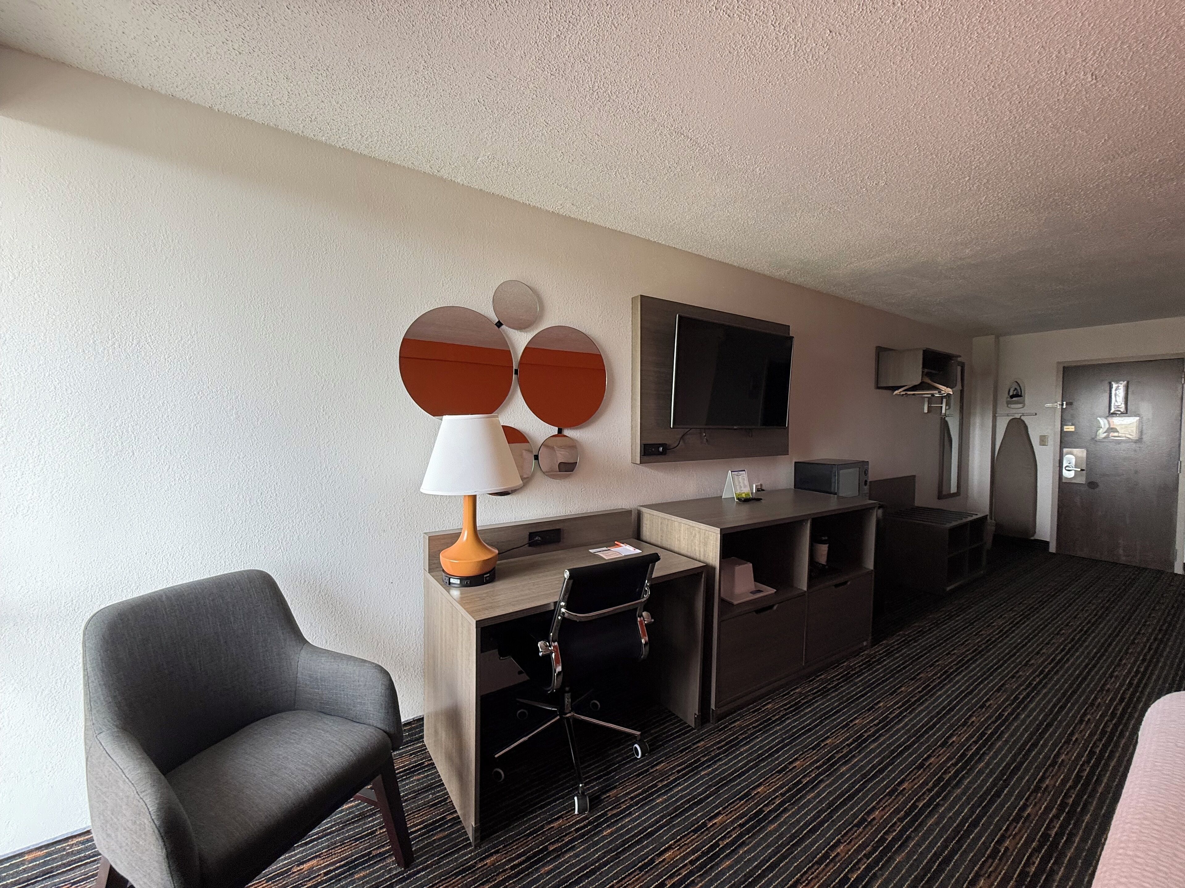 In-room safe, desk, blackout drapes, iron/ironing board