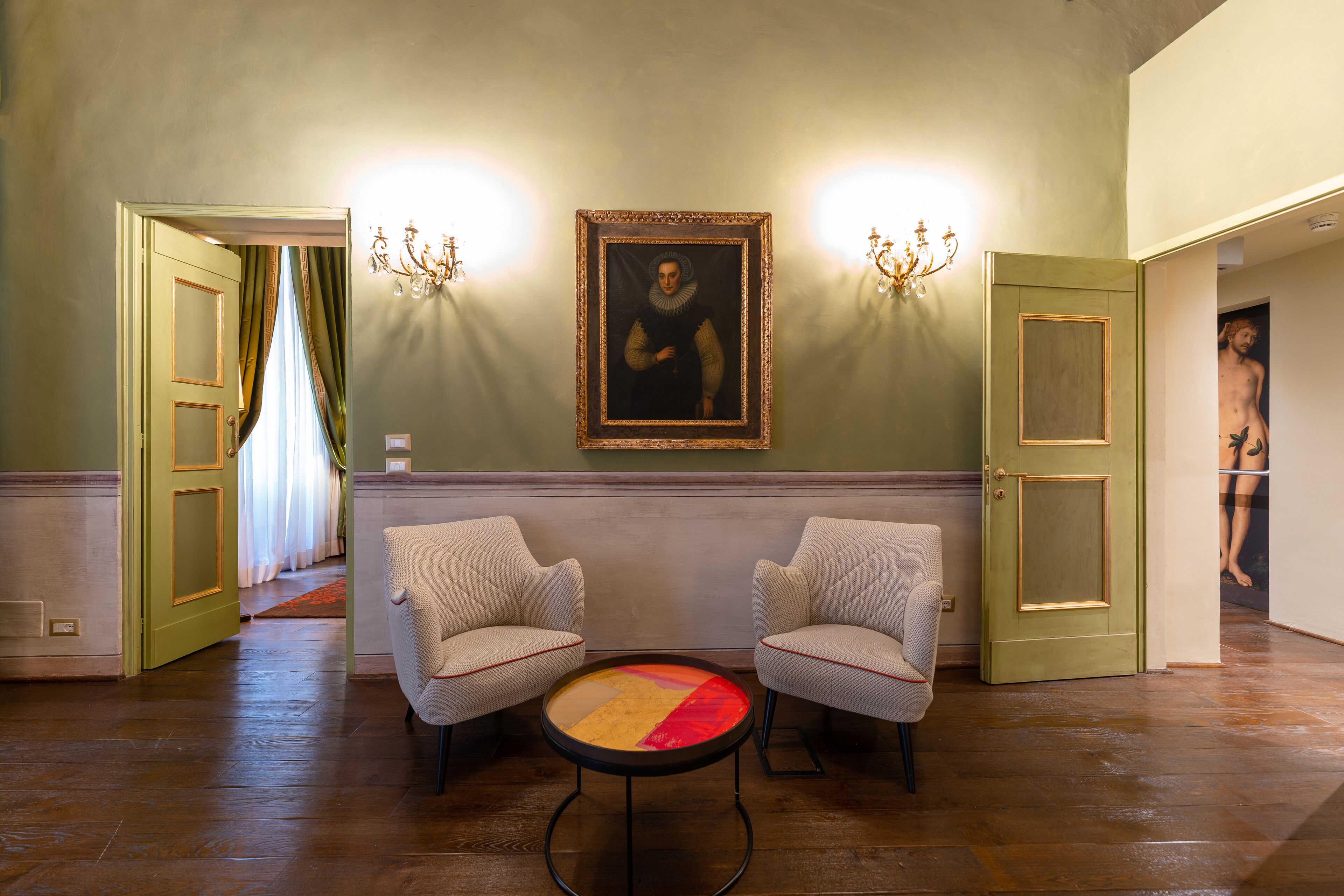 deluxe suite (beatrice) | living area | lcd tv