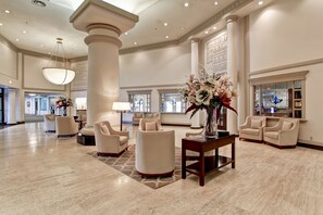 Lobby sitting area - Chateau Lacombe Hotel (Edmonton)