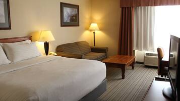 Room, 1 King Bed, Non Smoking | Desk, iron/ironing board, free WiFi, bed sheets