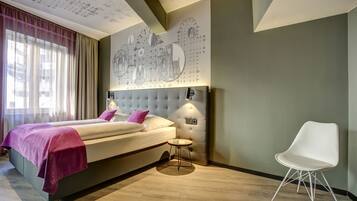 Double or Twin Room | In-room safe, desk, blackout curtains, free WiFi