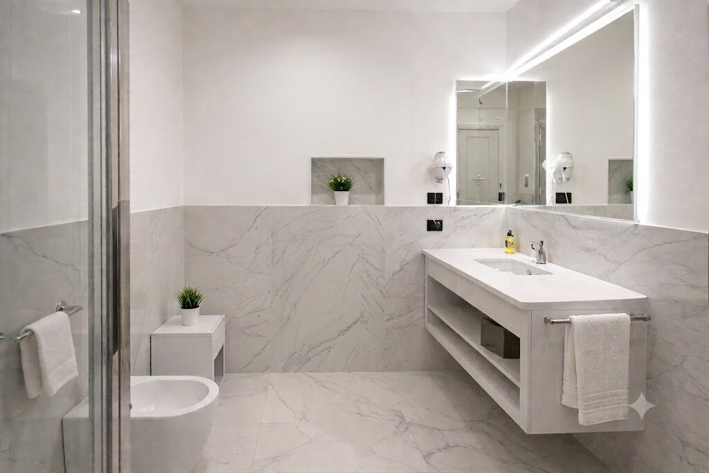Standard Double or Twin Room | Bathroom | Separate bathtub and shower, jetted bath, free toiletries, hair dryer