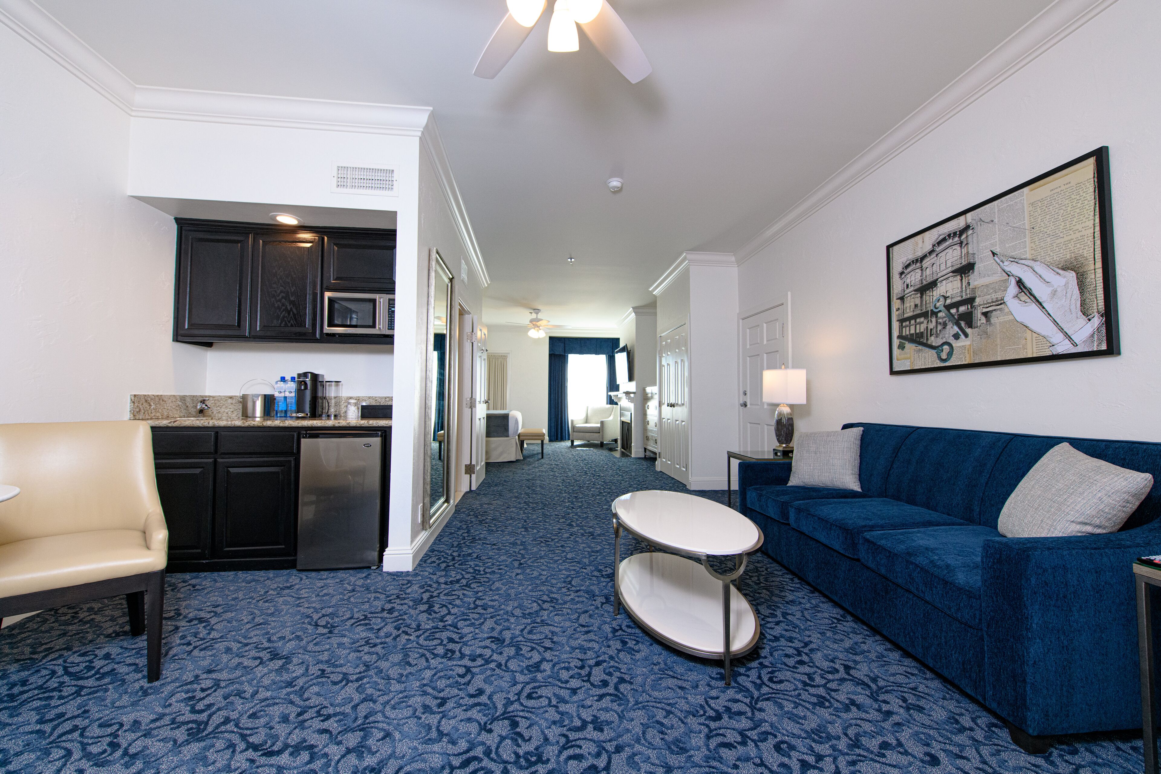 premier suite with balcony | private kitchenette | mini-fridge, microwave, coffee/tea maker